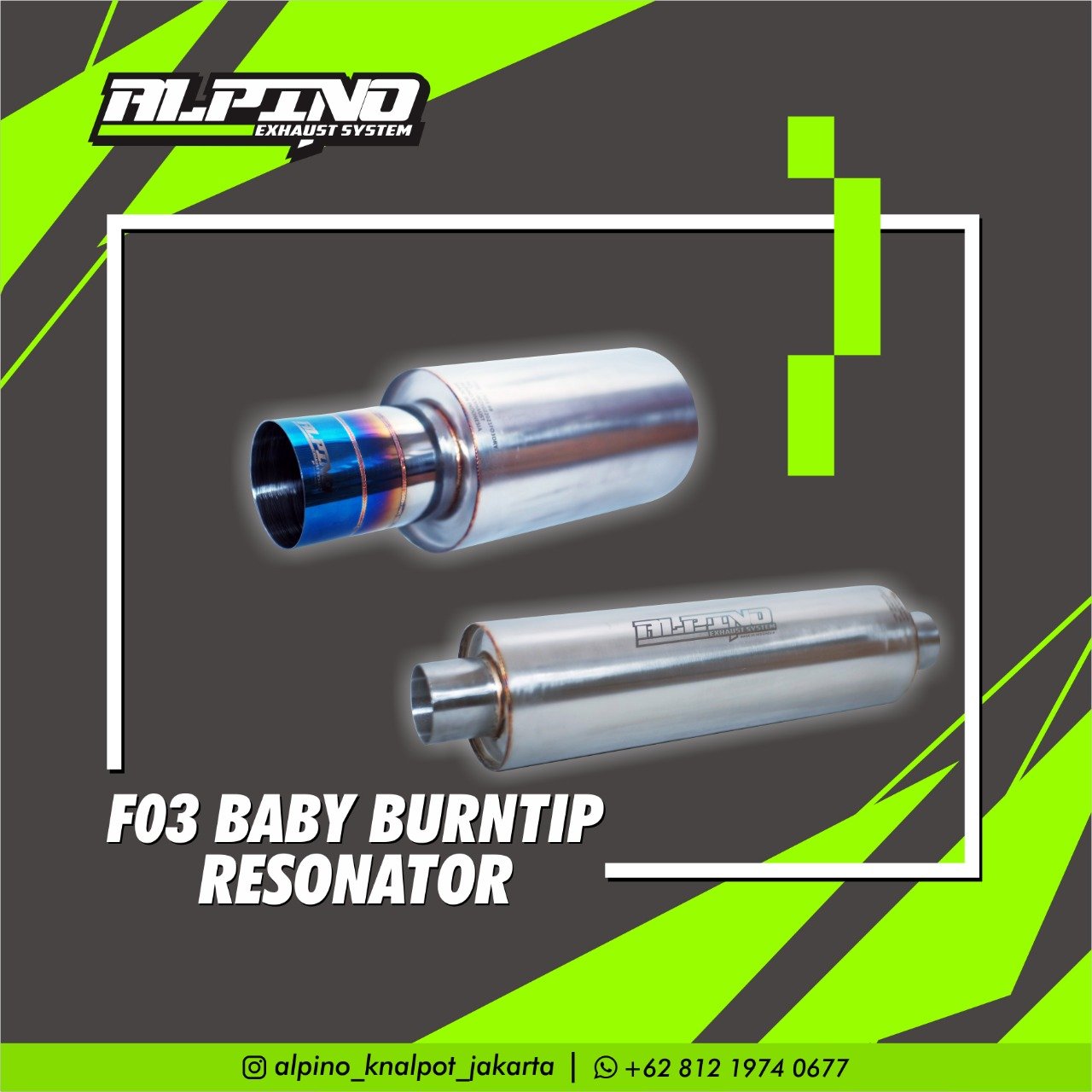 Knalpot Alpino F03 baby